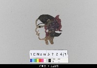 藏品(中國湖北皮影戲偶頭-旦)的圖片